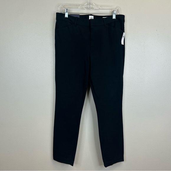 GAP Pants - GAP Womens 10 Signature Skinny Ankle Pants Black NWT Mid Rise Stretch Office